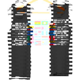 Latin American Flags Hispanic Heritage Month Tank Top | Mazezy