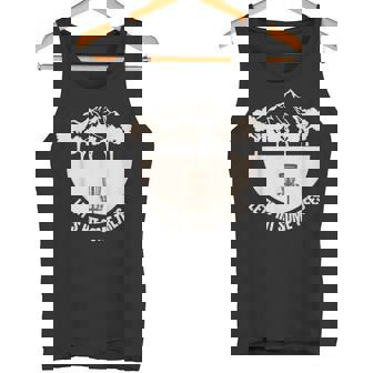 Let's Hit Some Trees Disc Golf Lovers Disc Golf Player Tank Top | Mazezy