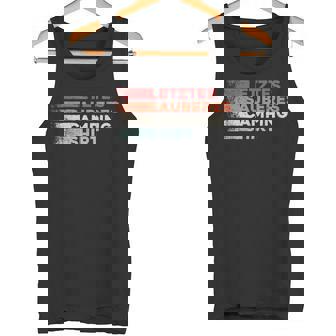 Letztesauberes Camping Urlaub Retro Lustiges Tank Top - Seseable
