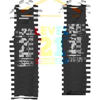 Level 21 Complete 21 Aniversario De Boda 21 Años Camiseta sin mangas - Regaloses