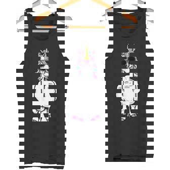 Licorne Doigt D'honneur Drôle Magique Offensif Animal Grossier Débardeur e - Cadeauxyz