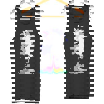 Lindo Colorido Unicornio Mágico Arco Iris Pedo Kawaii Regalo Camiseta sin mangas - Regaloses