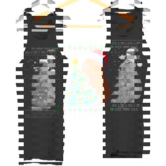 Lindouéter Feo De Navidad Capybara Camiseta sin mangas - Regaloses