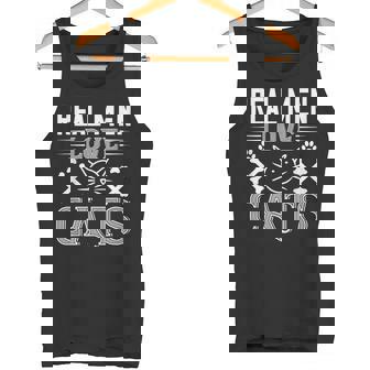 Los Hombres Aman A Los Gatos Citas De Gatos Camiseta sin mangas - Regaloses