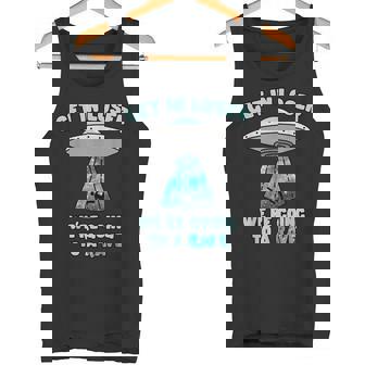 Get In Loser Alien UFO EDM Music Rave Tank Top | Mazezy