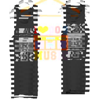 I Love 00's Music Early 2000s Hip Hop Theme Party Fashion Tank Top | Mazezy