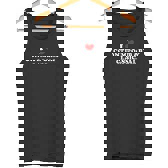 I Love Contemporary Classical Heart Contemporary Classical Tank Top | Mazezy
