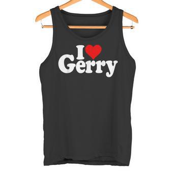 I Love Heart Gerry Name Auf Einem Tank Top - Geschenkecke
