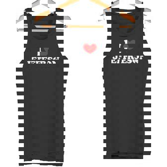 I Love Jefferson 私は愛する Jefferson タンクトップ - Kawaiitshirt
