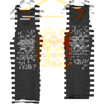 I Love My Kindergarten Turkeys Thanksgiving Teacher Students Tank Top | Mazezy