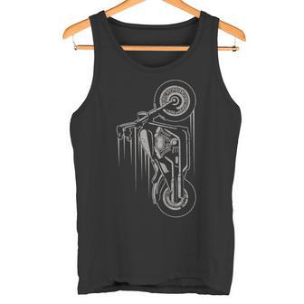 Low Rider Chopper Bike Motorrad Fahrer Biker Herren Ehemann Tank Top - Geschenkecke