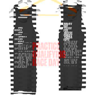 Lundi Mardi Jeudi Essais Qualificatifs Race Day Racing Débardeur e - Cadeauxyz