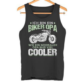 Lustig Motorrad Ich Bin Ein Biker Opapruch Motorrad Tank Top - Geschenkecke