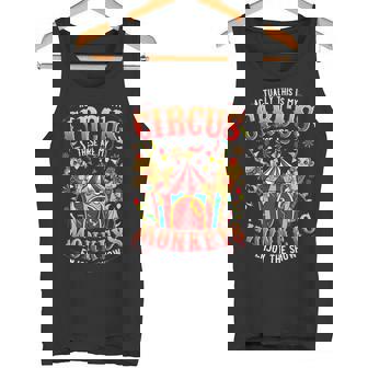 Lustig Not My Circus Not My Monkeys Geschenk Tank Top - Seseable