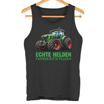 Lustiger Traktorpruch Bauer Trecker Traktorfahrer Tank Top - Geschenkecke