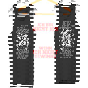 Lustiges Dart Dartboard Dartpfeil Dartsportspieler Motiv Tank Top - Seseable