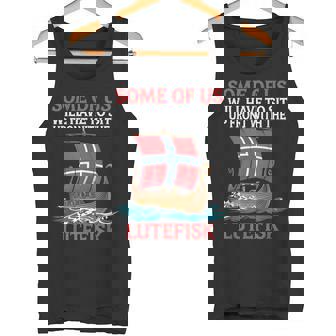 Lutefisk Who Will についてお子様に話さないでください。 タンクトップ - Kawaiitshirt