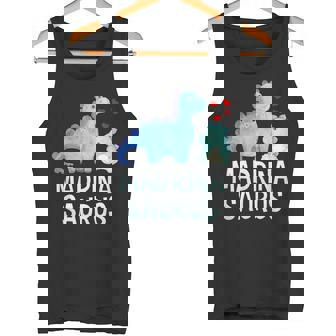 Madrinasaurus Divertido Dinosaurio Español Babyhower Madrina Camiseta sin mangas - Regaloses