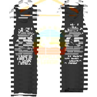 Man Myth Rappelling Legend Retro Vintage Tank Top | Mazezy
