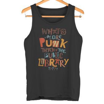 Más Punk Que La Biblioteca Pública In Mangas Camiseta sin mangas - Regaloses