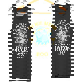 Matching Halloween Costume I'm The Modeling Boo Tank Top | Mazezy