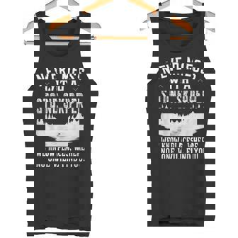 Never Mess With a Stone Skipper Stone Skipping Tank Top | Mazezy