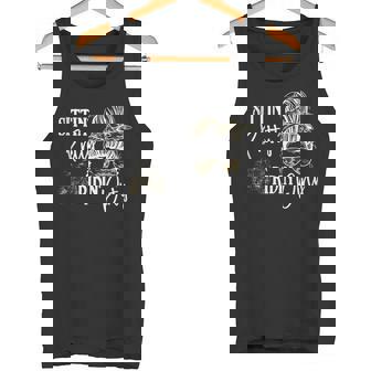 Messy Bun Sittin Pretty & Ridin-Dirty Country Southern Tank Top Tank Top | Mazezy