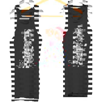 Mignon Chien Jack Russell Lumières De Noël Noël Amoureux Des Manche Longue Débardeur e - Cadeauxyz