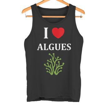 Mignonne Algues Drôle Minimaliste I Love Algues Débardeur e - Cadeauxyz