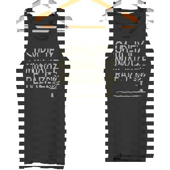 Short Minimalism Quote Simplify Tank Top | Mazezy