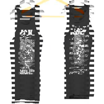 Monster Melodies – Kaiju De Dessin Animéintage – Goth Mignon Et Effrayant Débardeur e - Cadeauxyz