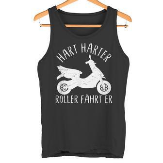Moped Mofa Hart Härter Roller Fährt Er Mopedfahrer Geschenk Tank Top - Geschenkecke
