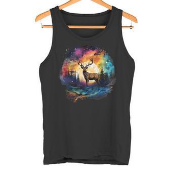 Motif Cerf Pour Amoureux Des Animaux Nature Animauxauvages Colorés Débardeur e - Cadeauxyz