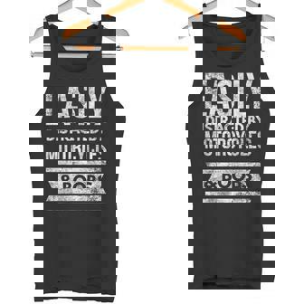 Motorcycles & Boobs Rally Biker Motocross & Road Tank Top | Mazezy