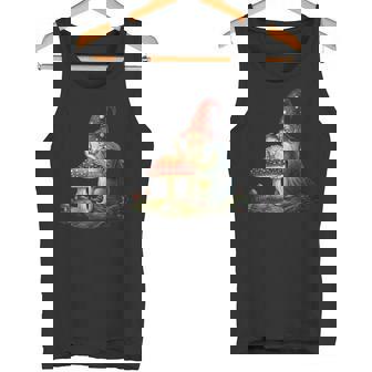 Mushroom Foraging Wizard Goblincore Cottagecore Mycologist Tank Top | Mazezy