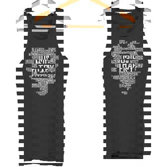 Music Therapy Heart Therapist Appreciation Graduation Tank Top | Mazezy