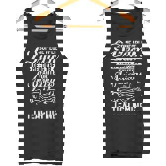 Music Teacher Quotes Lesson Musician Singer Appreciation Tank Top | Mazezy