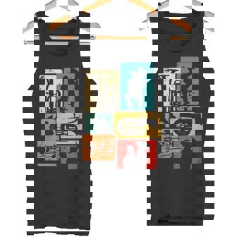 Músico De Orquesta Tubista Tuba Retro Camiseta sin mangas - Regaloses