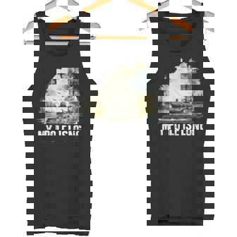 My Pole Is Long Fishing ハンティング フィッシャーマン ハンター 父の日 タンクトップ - Kawaiitshirt