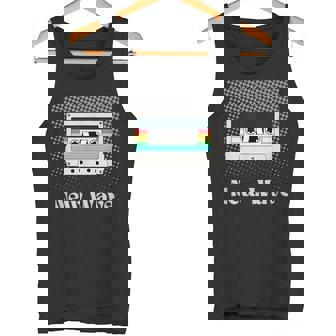 New Wave Music Retro Vintage Cassette Tape 80's Artistic Tank Top | Mazezy