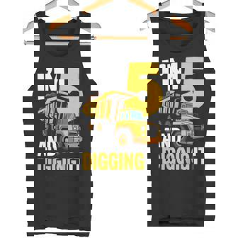 Niños Cinco Camioneros De 5 Años Que Cumplen 5 Años Camiseta sin mangas - Regaloses