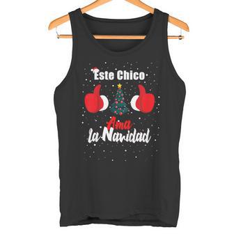 Niños Este Chico Ama Navidad Divertido Regalo Navideño Niño Chicos Camiseta sin mangas - Regaloses