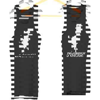 No Internet Dinosaur- No ConnectionChrome Brower タンクトップ - Kawaiitshirt