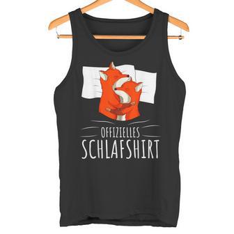 Offizielleschlaf Fuchs Tank Top - Geschenkecke
