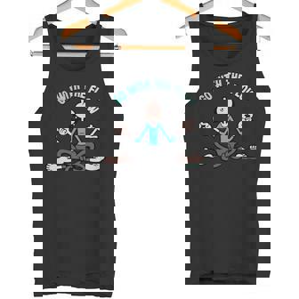 Olive Oyl Go With The Flow Yoga Pour La Journée De L'humanité Manche Longue Débardeur e - Cadeauxyz