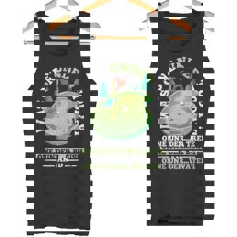 I Was One Under Today Golf Golfer Golfing Tank Top | Mazezy