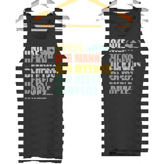 Onkel Der Mann Der Mythos Der Beste Komplize Cooler Onkel Tank Top - Seseable