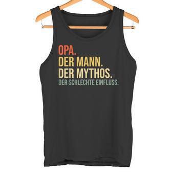 Opa 2023 2024 Lustig Großvaterpruch Opa Tank Top - Geschenkecke