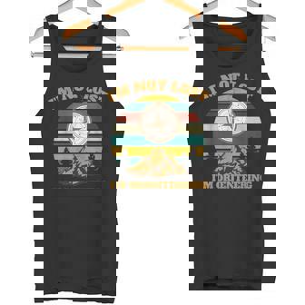 Orienteering Retro Compass Navigation Survival Camping Tank Top | Mazezy