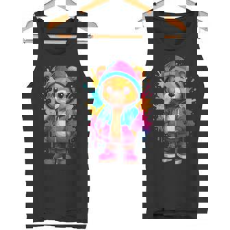 Ours En Peluche Coloré Amant Esthétique Urbaintreetwear Pour Homme Débardeur e - Cadeauxyz